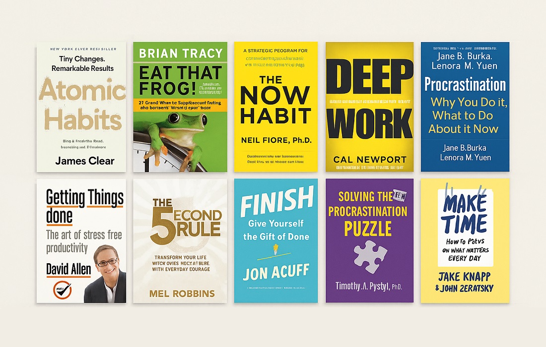 Top 10 Books About Overcoming Procrastination3